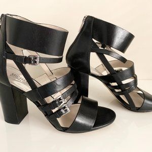 Moving SALE! Michael Kors - Winston - Leather open toe heels